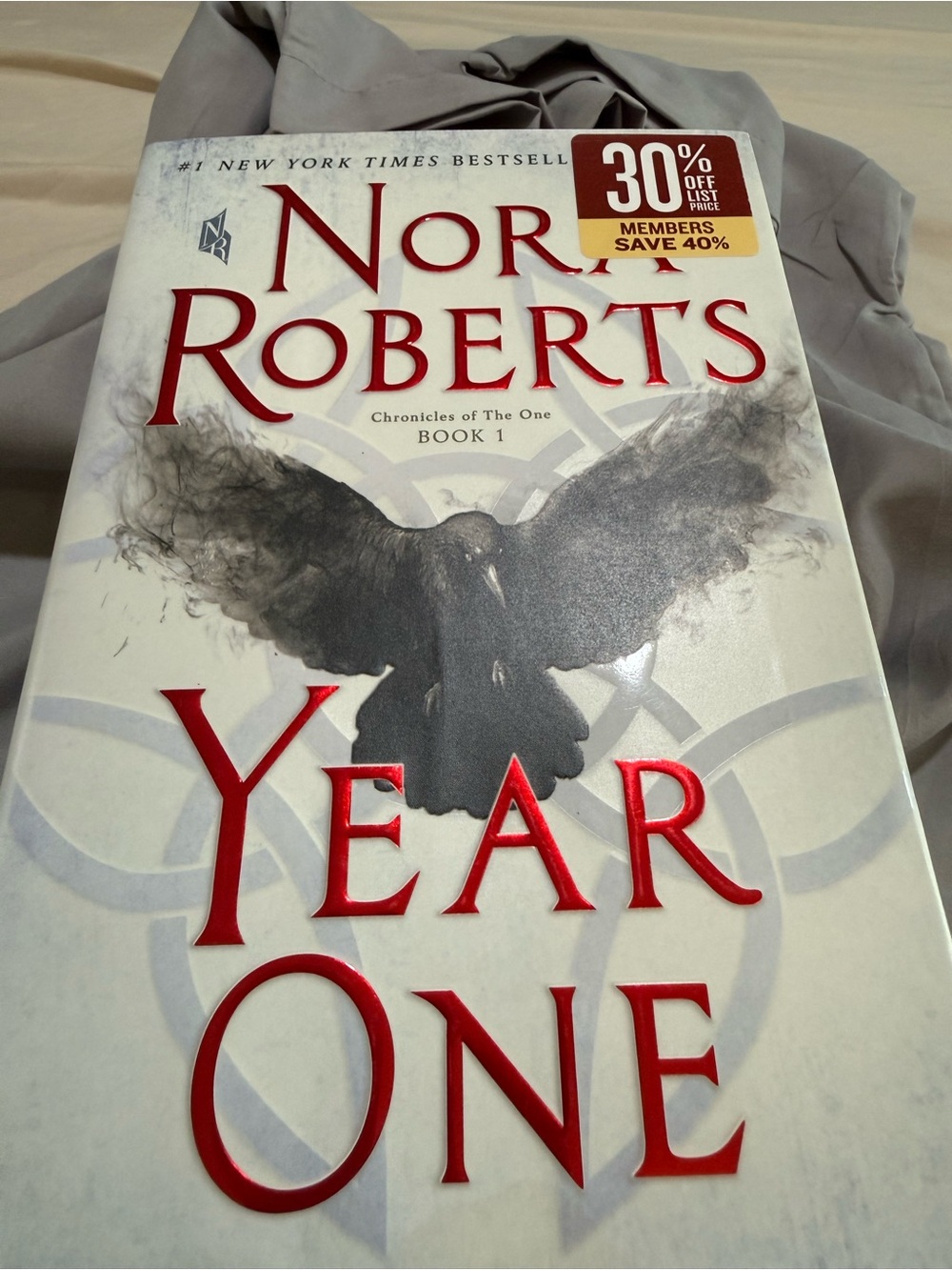 Year One by - White and Red Hardcover Novel